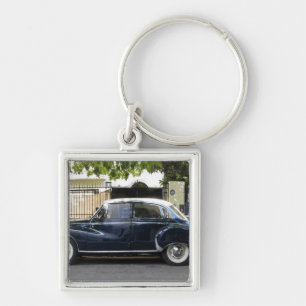 Old but very well kept Audi car. Keychain