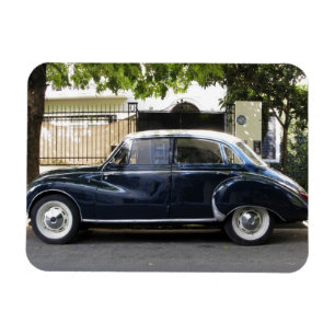 Old but very well kept Audi car. Magnet