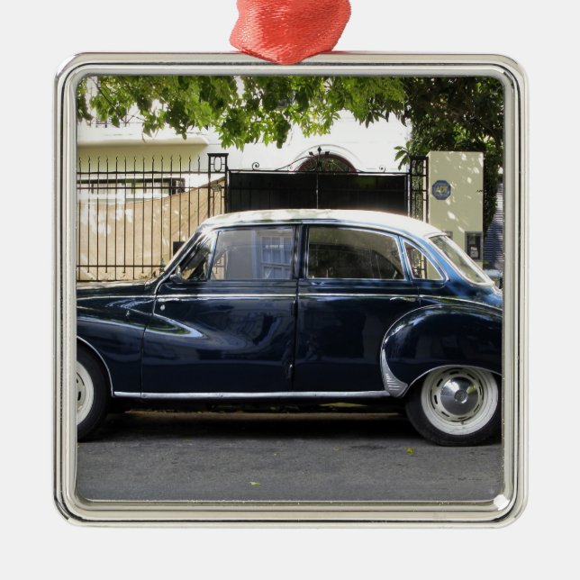 Old but very well kept Audi car. Metal Ornament (Front)