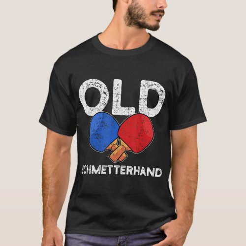 Old Butterfly Table Tennis T_Shirt