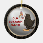 Old Buzzard Alert Ornament Add Picture at Zazzle