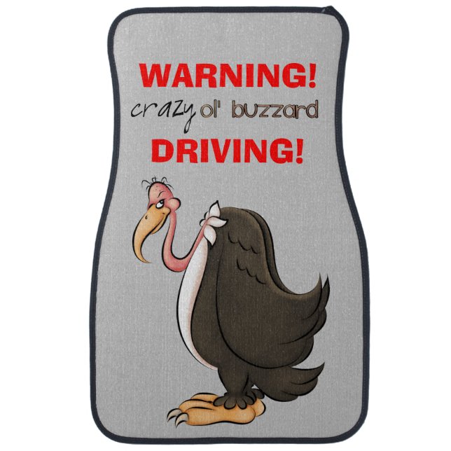Old Buzzard fun car mats (Front)