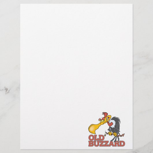 old buzzard funny cartoon character (Front)