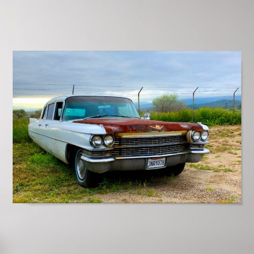 Old Cadillac  Poster