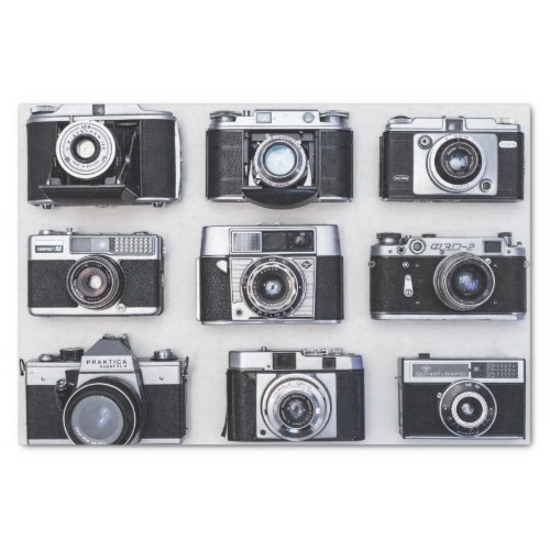 Old Camera Collector Gifts for Photographers Tissue Paper