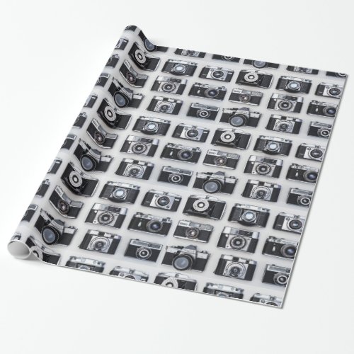 Old Camera Collector Photographers Gift Wrap