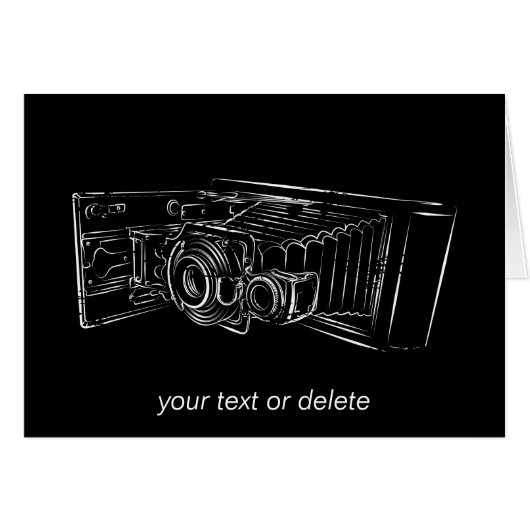 Old Camera in white (Front Horizontal)