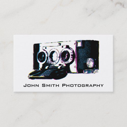 Old Camera Photography Business Card