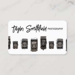 Old Cameras Photography Business Card