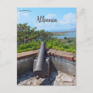Old Cannon at Butrint Fortress in Albania Postcard