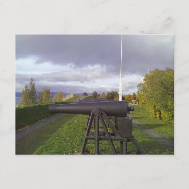 Old cannon postcard (Front)