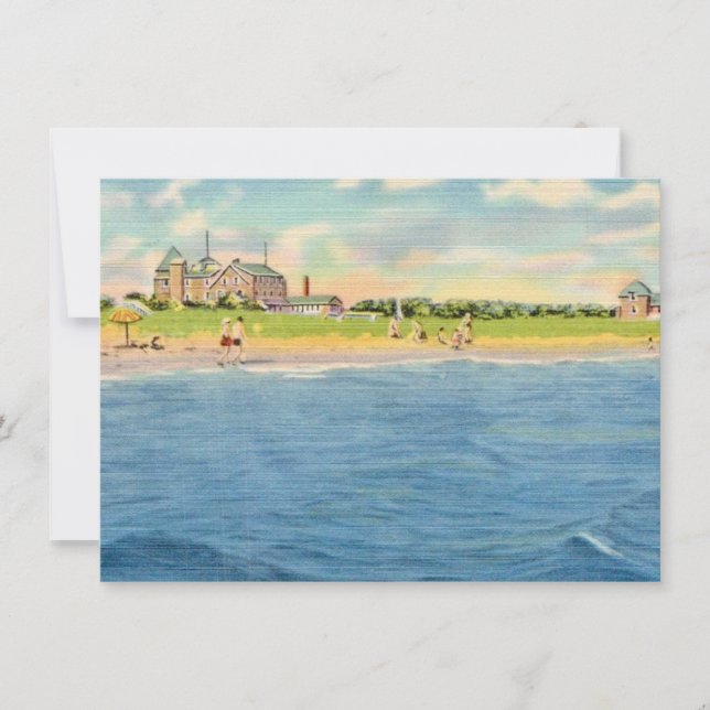 Old Cape Cod Beach Note Cards (Front)