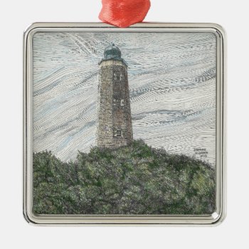 Old Cape Henry Lighthouse Ornament by Eclectic_Ramblings at Zazzle