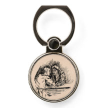 Old Captain At The Bar Ring Holder