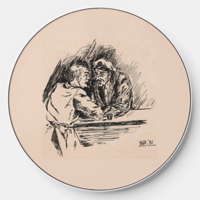 Old Captain Wireless Charger (Front)