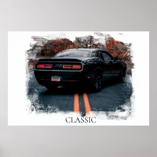 *~* Old Car Antique Classic Muscle Poster