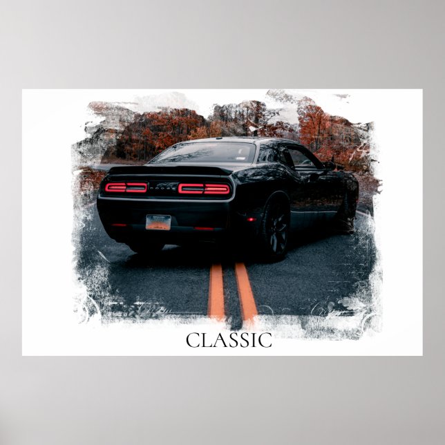 *~* Old Car Antique Classic Muscle Poster (Front)