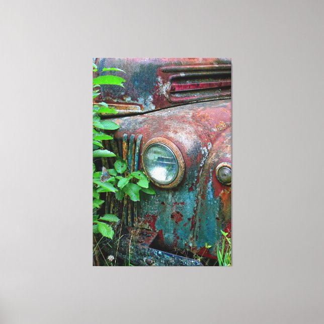 Old Car Art 4 Wrapped Canvas Print (Front)