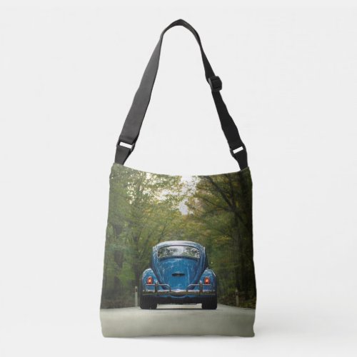 Old Car Blue Bug Photo All Over Tote