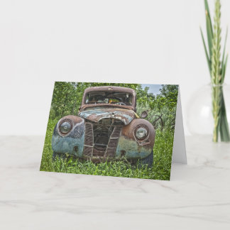 Old car card