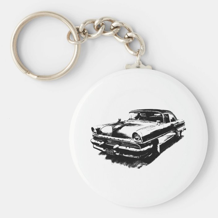 Old car cars rare vintage mustang keychain