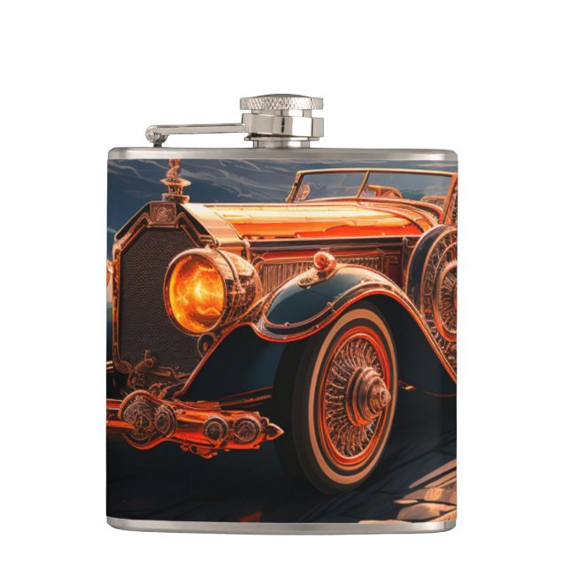Old Car Flask (Front)