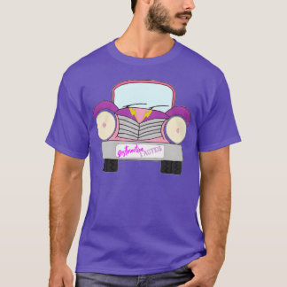 Old Car Girly Distractionactics Pink and Purple gi T-Shirt