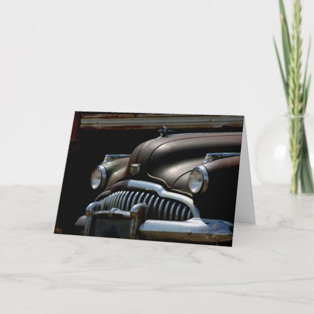 Old Car Greeting Cards (Front)