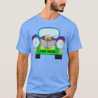 Old Car Hippy Afrikaans Pomp Wagen vintage T-Shirt