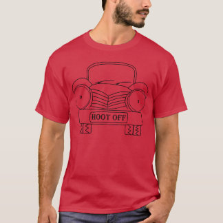 Old Car Hoot Off lines family T-Shirt