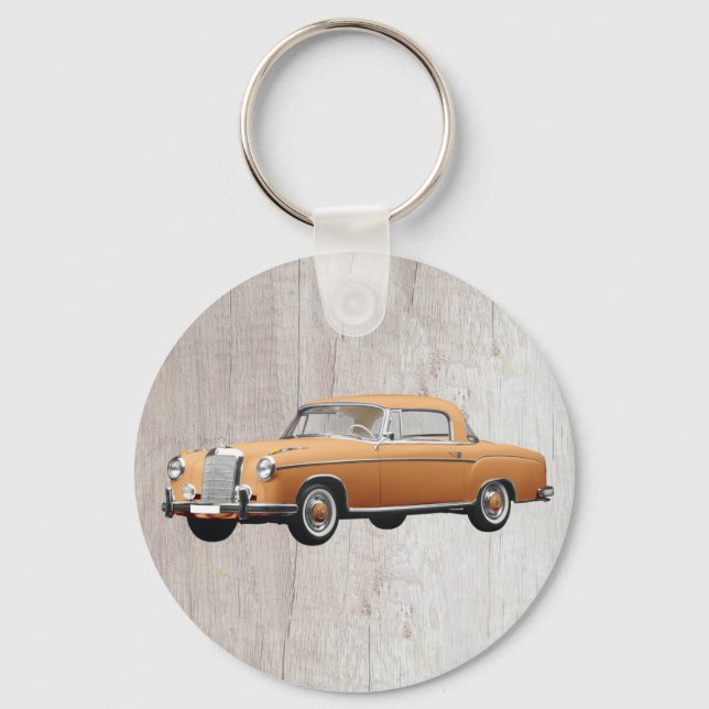 old car key mercedes-benz keychain (Front)