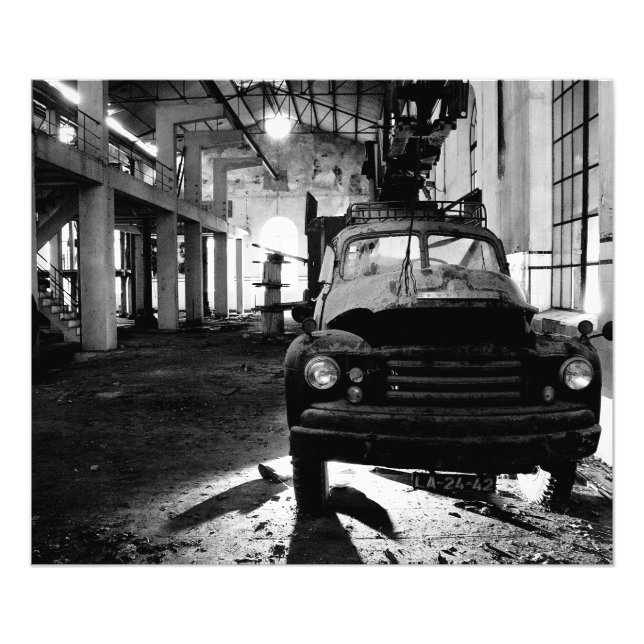 Old Car Photo Print (Front)