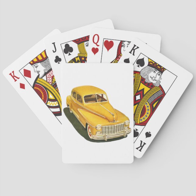 Old Car Playing Cards (Back)