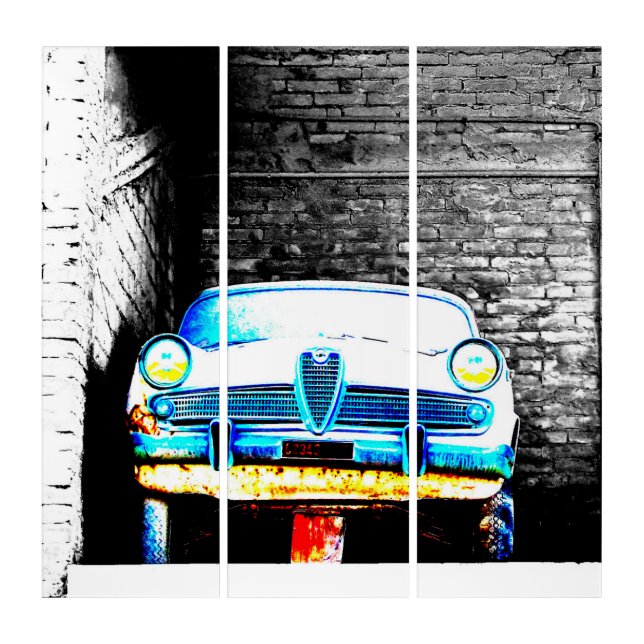 Old car triptych (Front)