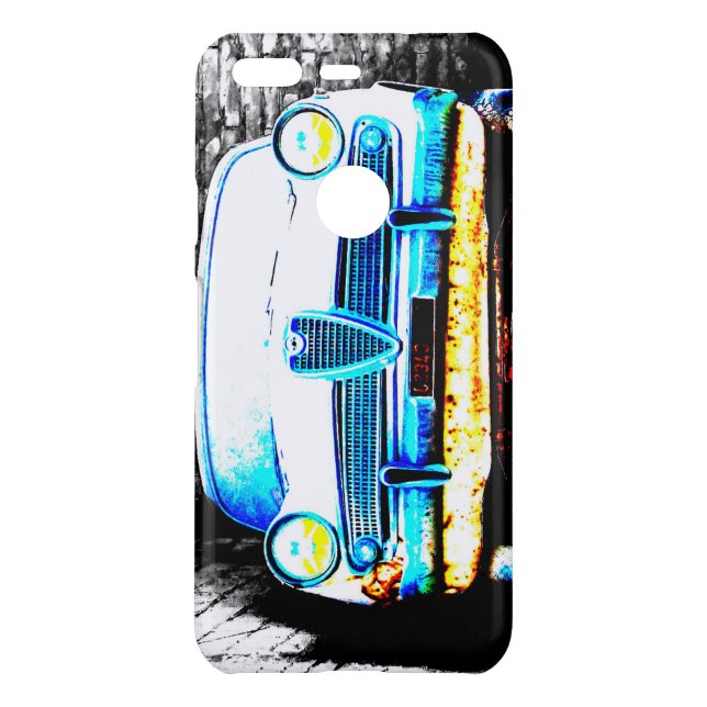 Old car uncommon google pixel case (Back)