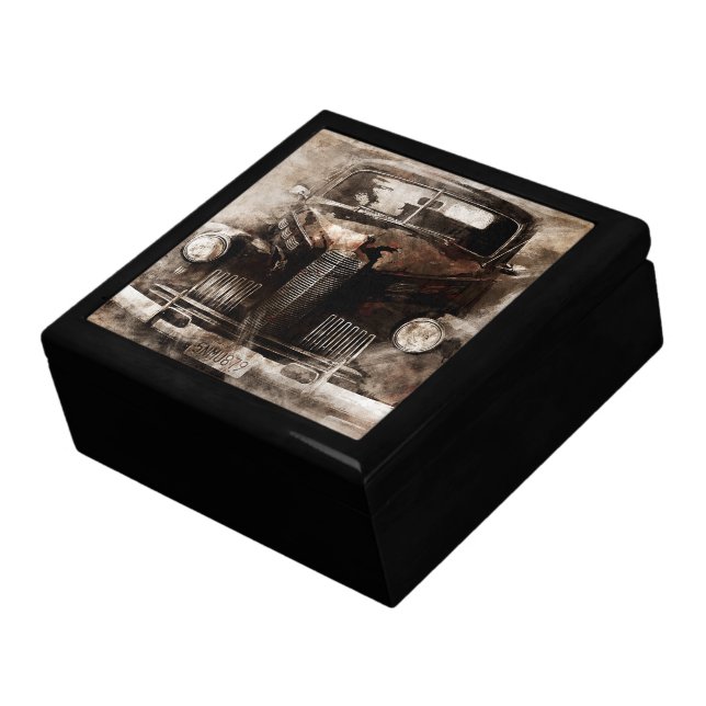 Old Car Vintage Gift Box (Side)