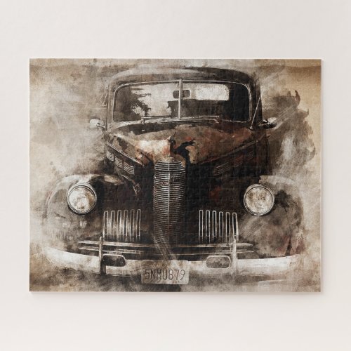 Old Car Vintage Jigsaw Puzzle