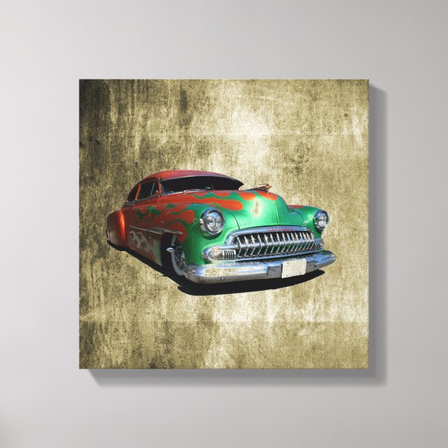 Old Car Wrapped Canvas Print (Front)