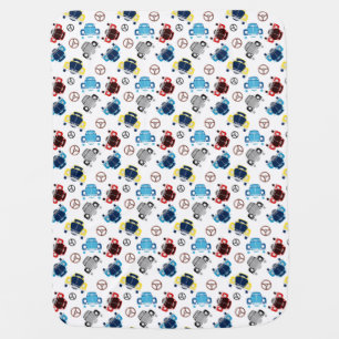 Old Cars Baby Blanket