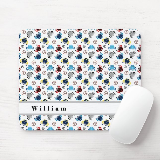 Old Cars Mouse Pad (With Mouse)