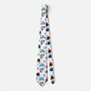 Old Cars Neck Tie