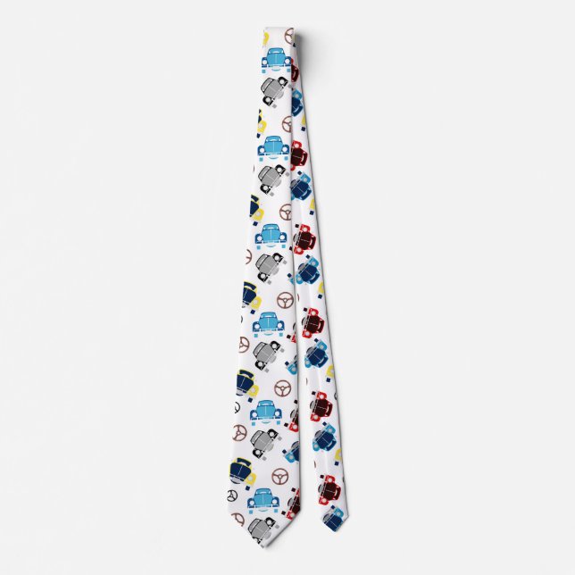 Old Cars Neck Tie (Front)