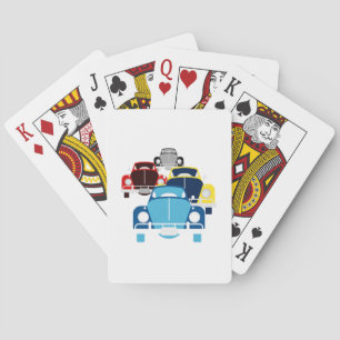 Old Cars Poker Cards