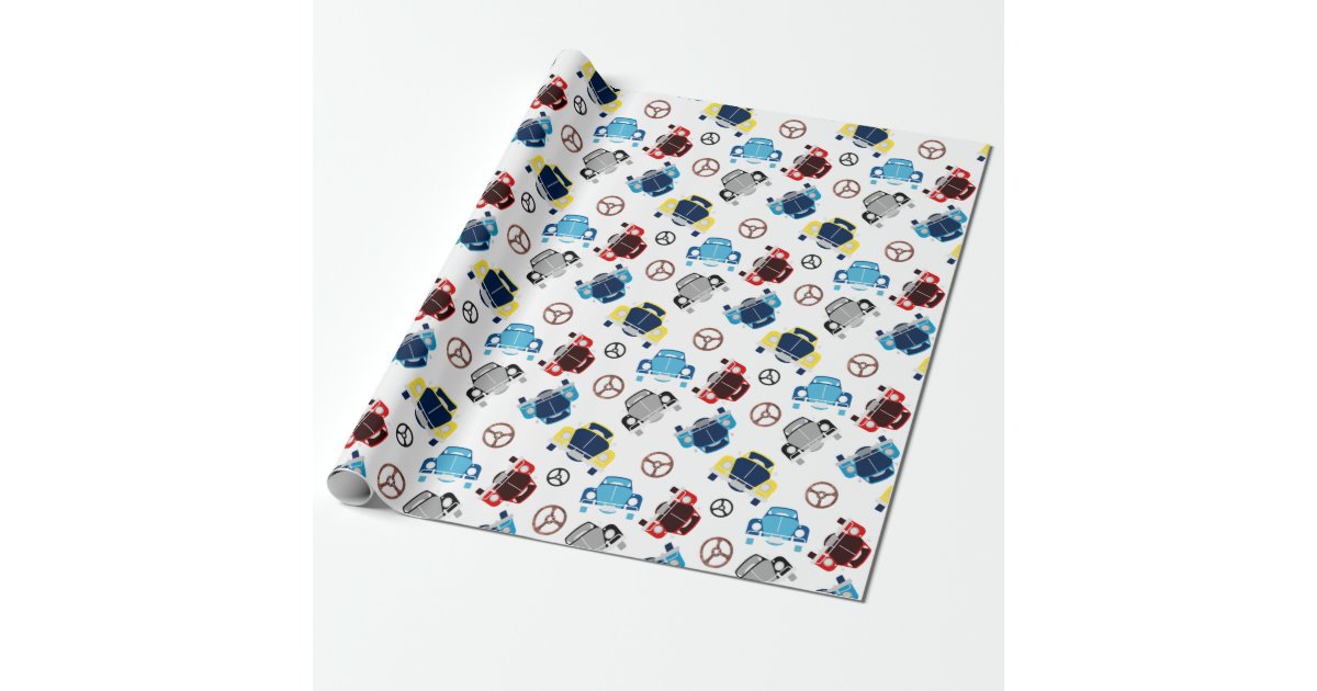 Old Cars Wrapping Paper | Zazzle