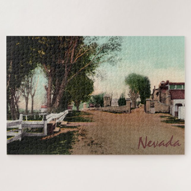 Old Carson City Road Large Puzzle (Horizontal)