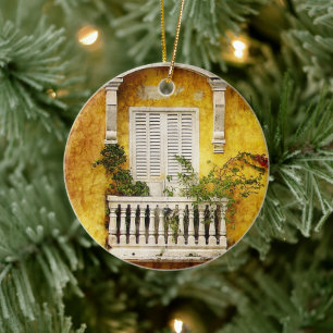 Old Cartagena Christmas Ornament