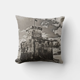 old castle throw pillow