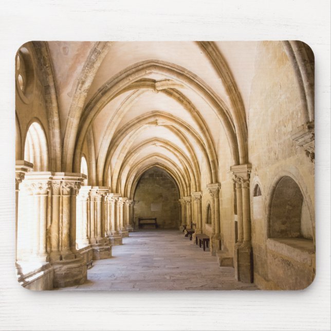 Old Cathedral Cloister Walkway Mouse Pad (Front)