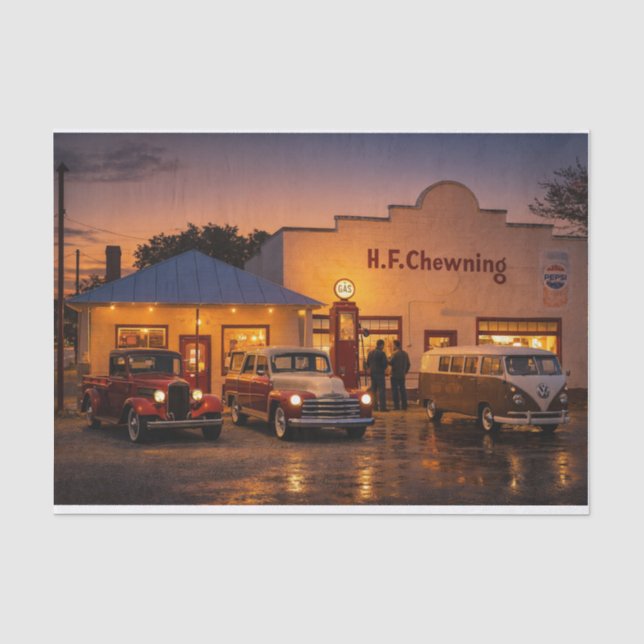 Old Chewning Store- Spotsylvania  Tissue Paper (Front)
