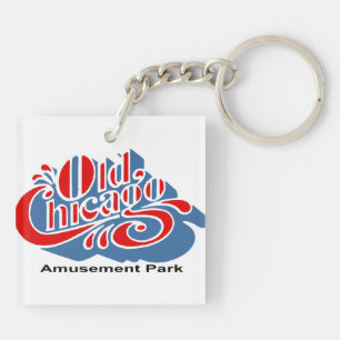 Old Chicago Amusement Park, Bolingbrook, Illinois Keychain